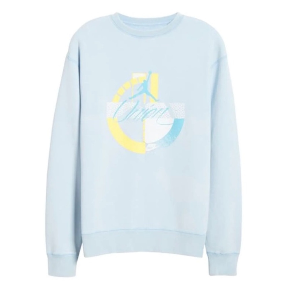 NWOT Jordan x Union 2.0 Crewneck Sweatshirt in Psychic Blue